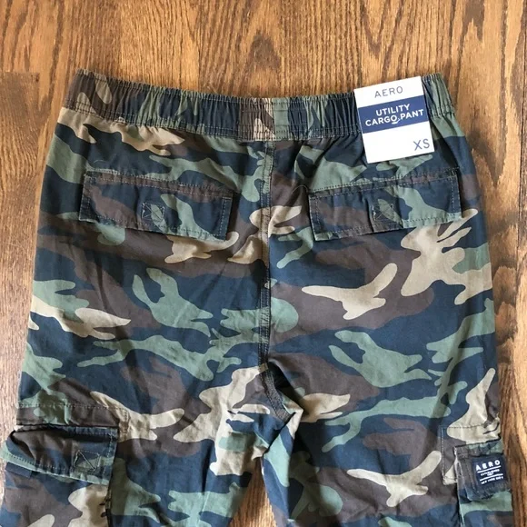 Aeropostale Utility Pant Cargo Camo Sz XS - Picture 4 of 6